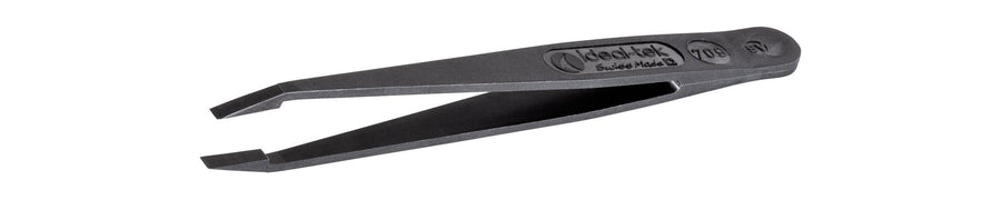 Ideal-tek 709.SV.ITU Full Plastic tweezers 709.SV, PVDF, OAL 115mm, 4.53in MTESolutions