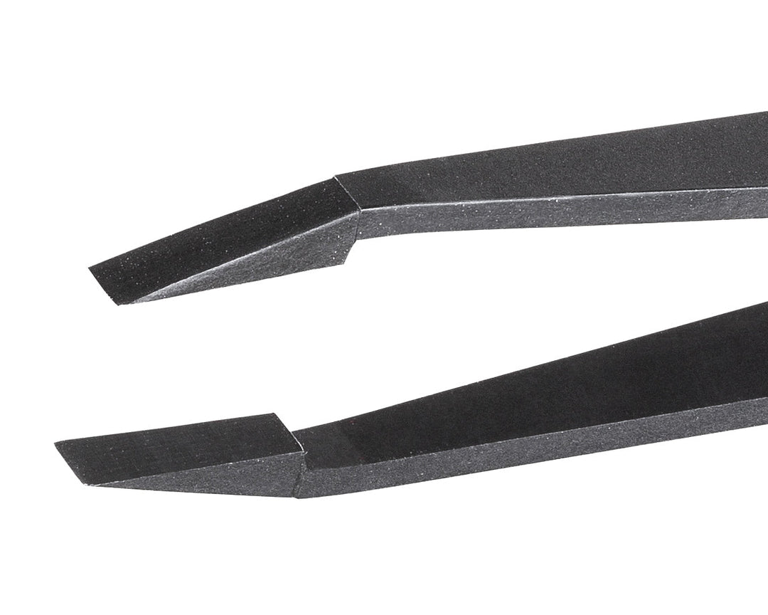 Ideal-tek 709.SV.ITU Full Plastic tweezers 709.SV, PVDF, OAL 115mm, 4.53in MTESolutions