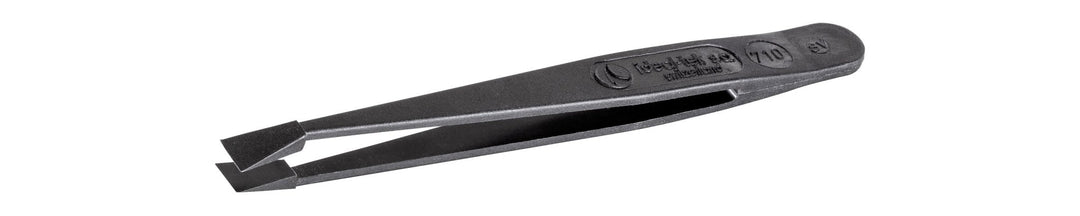Ideal-tek 710.SV.ITU Full Plastic tweezers 710.SV, PVDF, OAL 115mm, 4.53in MTESolutions