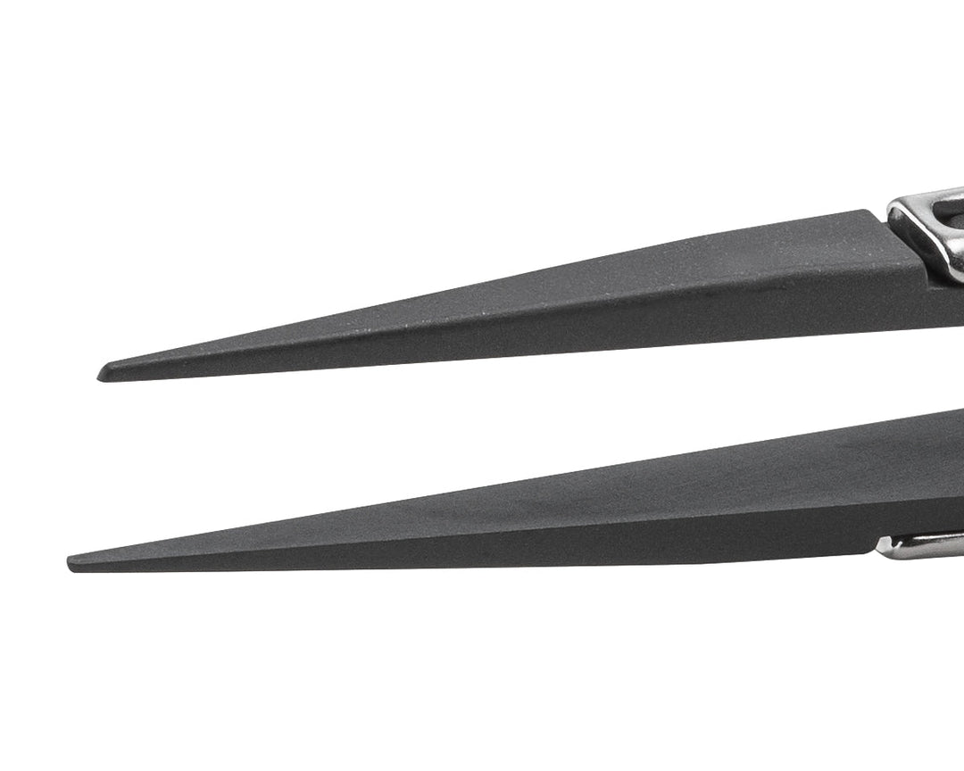 IDEAL - TEK 71ZJ.SA.0.ITU ESD Ceramic Repl Tweezers 71ZJ.SA, SS Anti - Mag, OAL 135mm - 5.31in, (#A71ZJ tips) MTESolutions