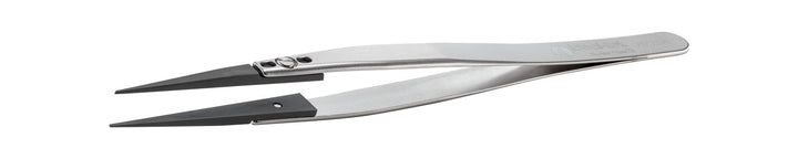 IDEAL - TEK 71ZJ.SA.0.ITU ESD Ceramic Repl Tweezers 71ZJ.SA, SS Anti - Mag, OAL 135mm - 5.31in, (#A71ZJ tips) MTESolutions