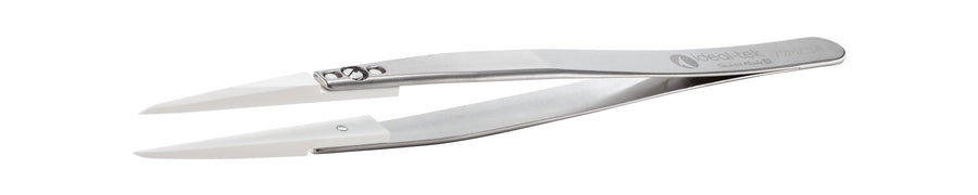 Ideal-tek 72MZ.SA.0.ITU Ceramic Repl tweezers 72MZ.SA, SS Anti-Mag, OAL 135mm, 5, 31in, (A72MZ tips) MTESolutions