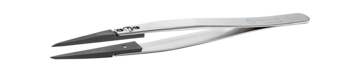 IDEAL - TEK 72ZJ.SA.0.ITU ESD Ceramic Repl Tweezers 72ZJ.SA,SS Anti - Mag,OAL 135mm - 5.31in,(#A72ZJ tips) MTESolutions