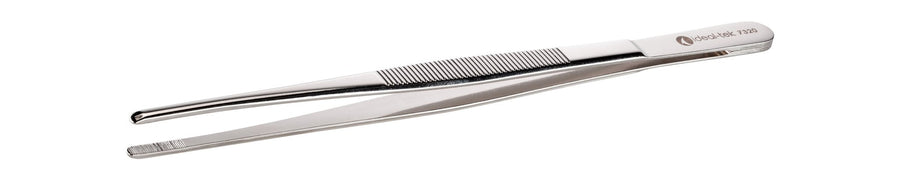 Ideal-tek 7320.C.NP.9.ITU Stong tweezers 7320.C.NP, Nickel plated, Carbon Steel, OAL 200mm, 7.87in MTESolutions