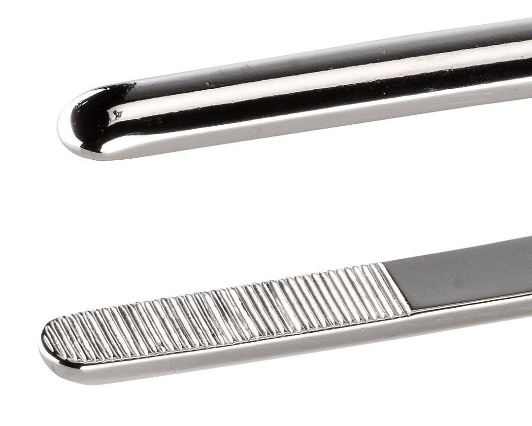Ideal-tek 7330.C.NP.9.ITU Stong tweezers 7330.C.NP, Nickel plated, Carbon Steel, OAL 300mm, 11.81in MTESolutions