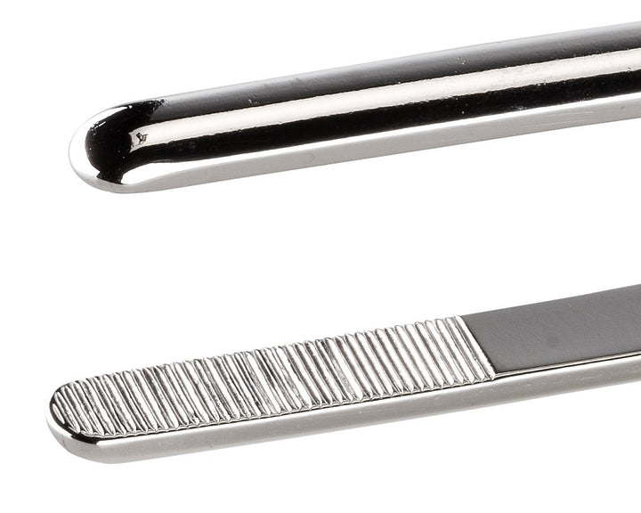Ideal-tek 7330.C.NP.9.ITU Stong tweezers 7330.C.NP, Nickel plated, Carbon Steel, OAL 300mm, 11.81in MTESolutions