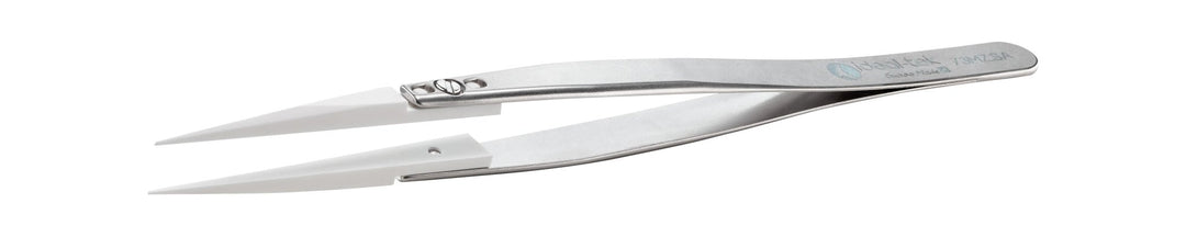 Ideal-tek 73MZ.SA.0.ITU Ceramic Repl tweezers 73MZ.SA, SS Anti-Mag, OAL 140mm, 5, 51in, (A73MZ tips) MTESolutions