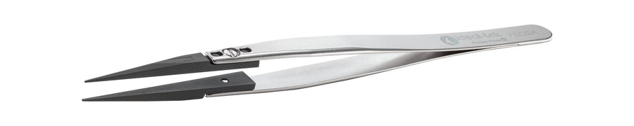 IDEAL - TEK 73ZJ.SA.0.ITU ESD Ceramic Repl Tweezers 73ZJ.SA,SS Anti - Mag,OAL 140mm - 5.51in,(#A73ZJ tips) MTESolutions