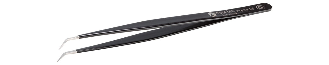 Ideal-tek 775.SA.NE.0.ITU ESD Epoxy Coated tweezers 775.SA.NE, SS Anti-Mag, OAL 155mm, 6.1in MTESolutions