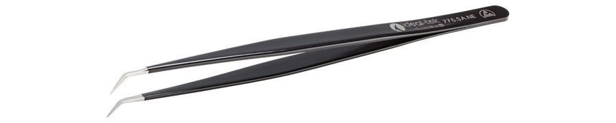 Ideal-tek 775.SA.NE.0.ITU ESD Epoxy Coated tweezers 775.SA.NE, SS Anti-Mag, OAL 155mm, 6.1in MTESolutions
