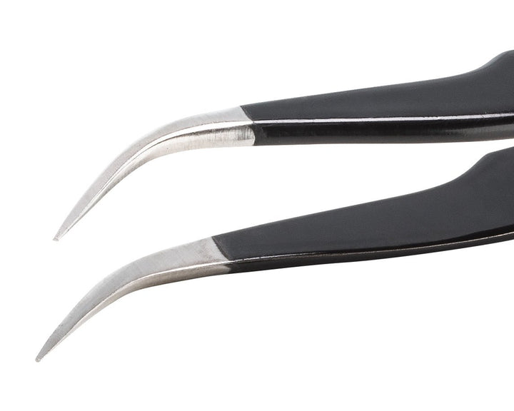 Ideal-tek 7A.SA.NE.6.ITU ESD Epoxy Coated tweezers 7A.SA.NE, SS Anti-Mag, OAL 120mm, 4.72in MTESolutions