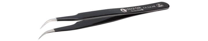 Ideal-tek 7A.SA.NE.6.ITU ESD Epoxy Coated tweezers 7A.SA.NE, SS Anti-Mag, OAL 120mm, 4.72in MTESolutions