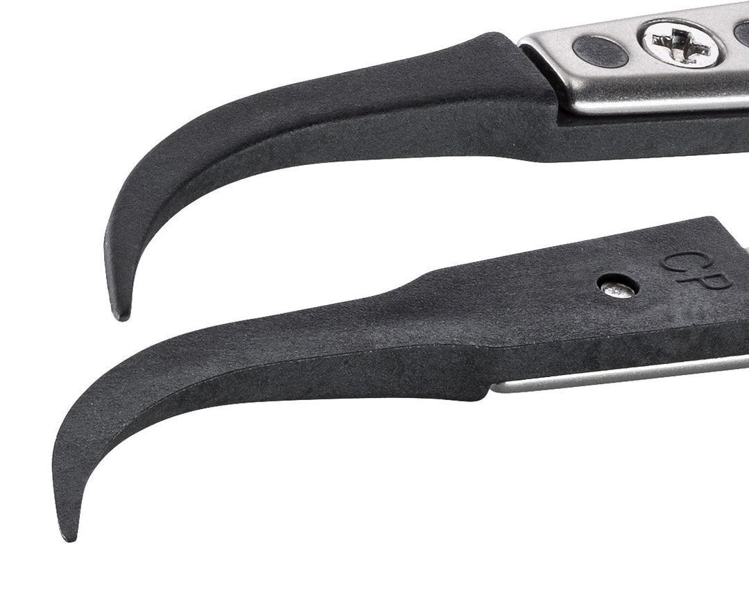 Ideal-tek 7CPR.SA.1.ITU Plastic Repl CP tip tweezers 7CPR.SA, SS Anti-Mag, OAL 130mm, 5, 12in, (A7CP tips) MTESolutions