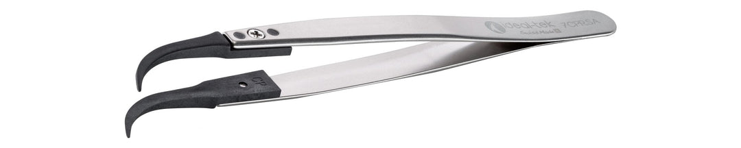 Ideal-tek 7CPR.SA.1.ITU Plastic Repl CP tip tweezers 7CPR.SA, SS Anti-Mag, OAL 130mm, 5, 12in, (A7CP tips) MTESolutions