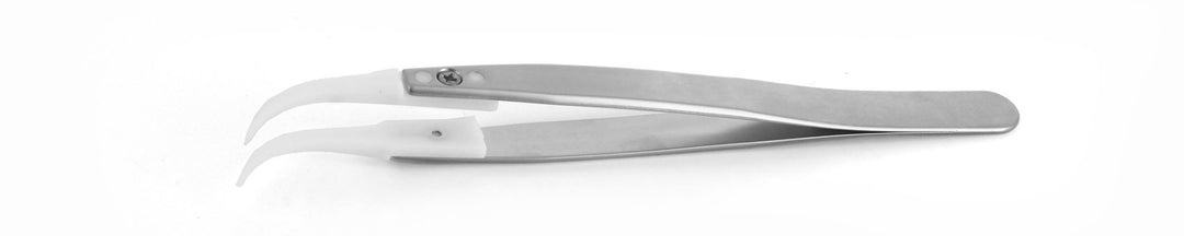 Ideal-tek 7DGR.SA.1.ITU Plastic Repl DG tip tweezers 7DGR.SA, SS Anti-Mag, OAL 130mm, 5, 12in, (A7DG tips) MTESolutions