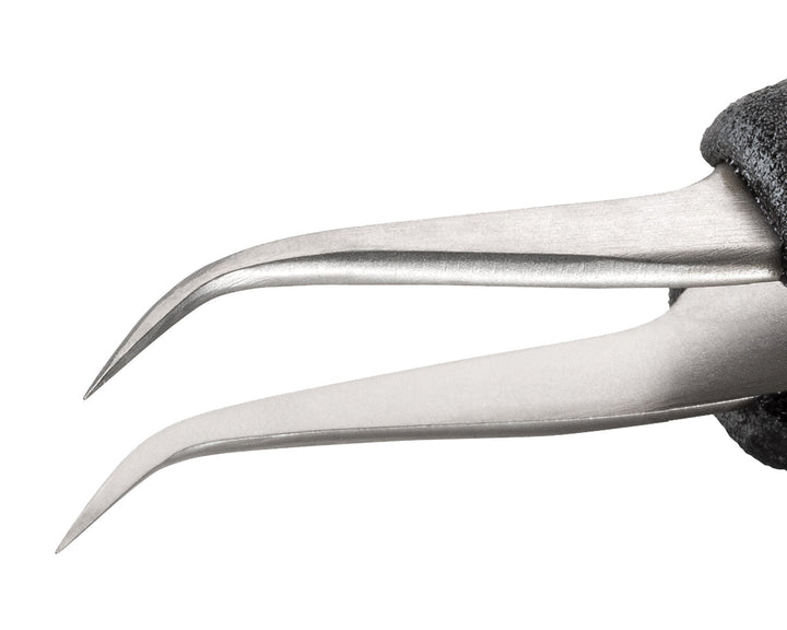Ideal-tek 7.SA.DN.6.ITU ESD Foam Grip tweezers 7.SA.DN, SS Anti-Mag, OAL 125mm, 4.92in MTESolutions
