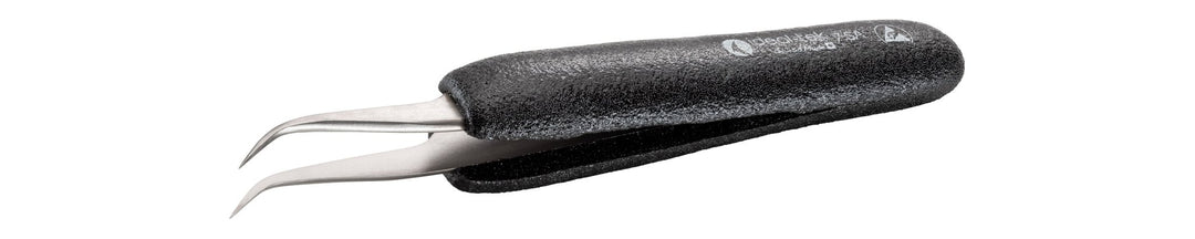 Ideal-tek 7.SA.DN.6.ITU ESD Foam Grip tweezers 7.SA.DN, SS Anti-Mag, OAL 125mm, 4.92in MTESolutions