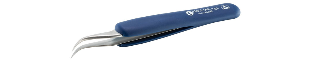 IDEAL - TEK 7.SA.DR.0.ITU ESD Rubber Grip Tweezers 7.SA.DR, SS Anti - Mag, OAL 120mm - 4.72in MTESolutions
