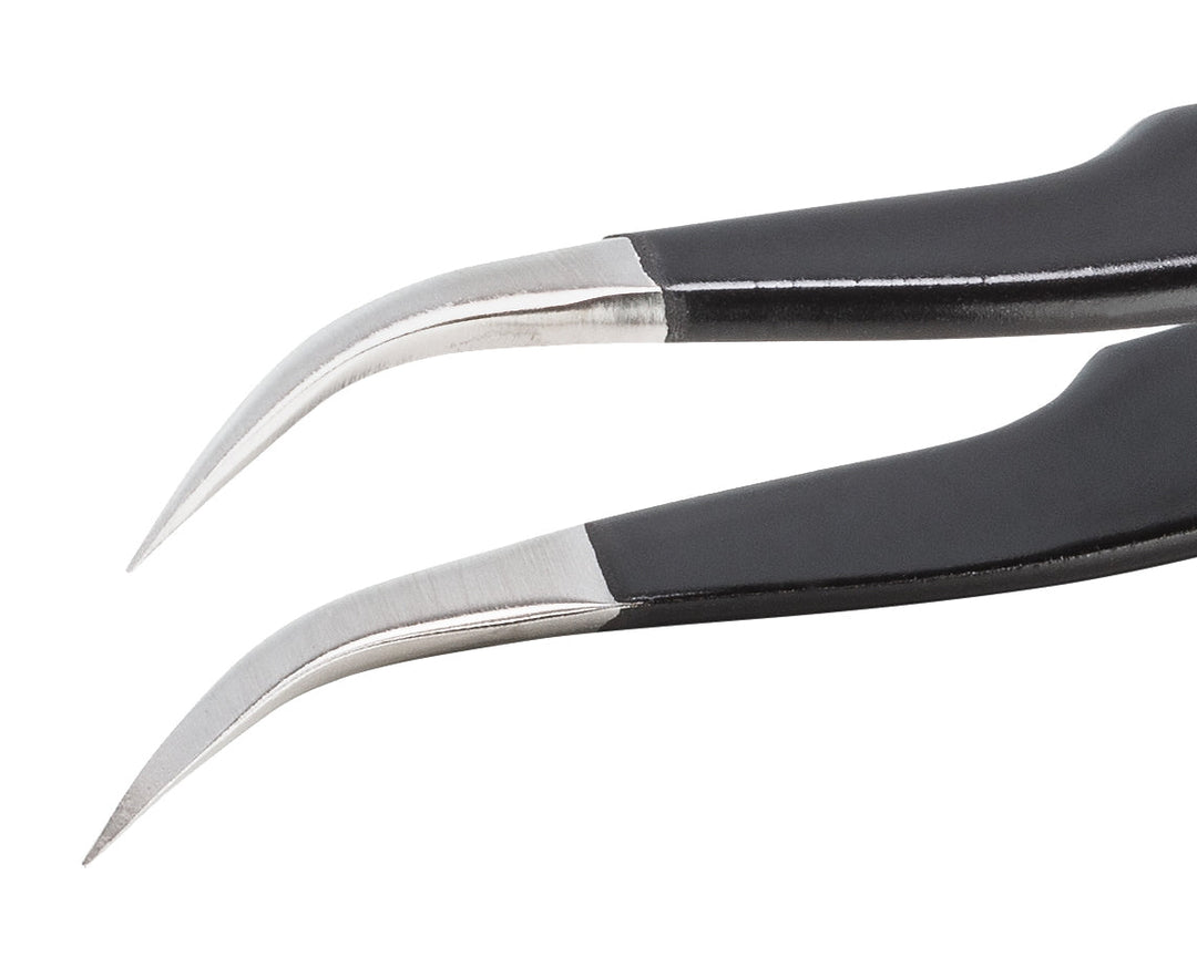 IDEAL - TEK 7.SA.NE.6.ITU ESD Epoxy Coated Tweezers 7.SA.NE, SS Anti - Mag, OAL 120mm - 4.72in MTESolutions