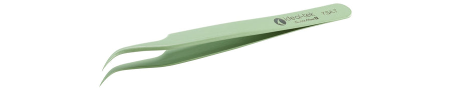 Ideal-tek 7.SA.T.0.ITU PTFE coated High Precision tweezers 7.SA.T, SS Anti-Mag, OAL 120mm, 4.72in MTESolutions