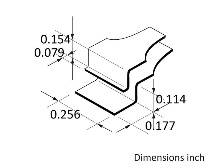 Ideal-tek 85C.SA.1.ITU Wafer tweezers 85C.SA, SS Anti-Mag, OAL 120mm, 4.72in MTESolutions