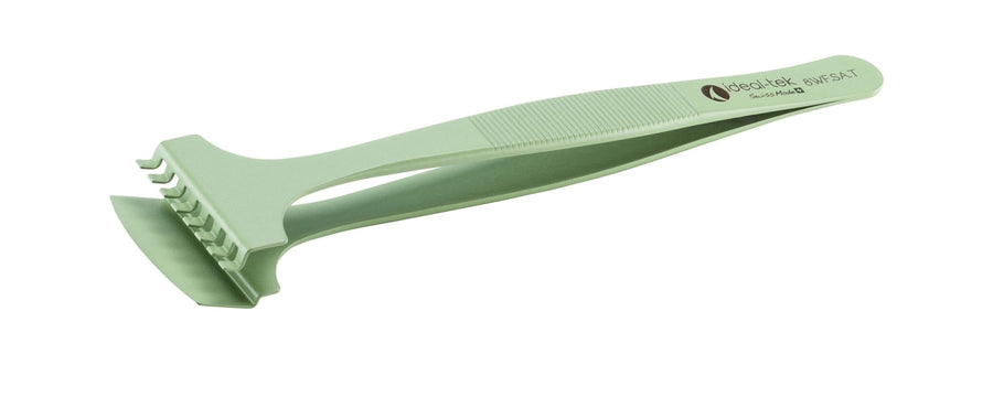 Ideal-tek 8WF.SA.T.1.ITU PTFE Coated Wafer tweezers 8WF.SA.T, SS Anti-Mag, OAL 135mm, 5.32in MTESolutions