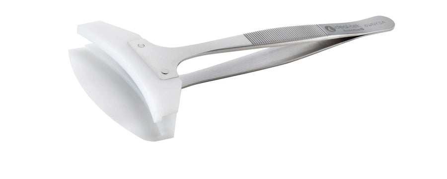 Ideal-tek 8WNY.SA.1.ITU Plastic Wafer NY tip tweezers 8WNY.SA, SS Anti-Mag, OAL 150mm, 5.91in MTESolutions