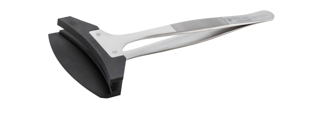 Ideal-tek 8WTC1.SA.1.ITU Plastic Wafer Conductive PTFE tip tweezers 8WTC1.SA, SS Anti-Mag, OAL 150mm, 5.91in MTESolutions