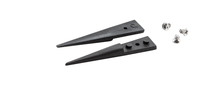 Ideal-tek A00CF Tips: straight, thick, squared, strong (for 00CFR.SA Tweezers). OAL: 40mm, 1.57in MTESolutions
