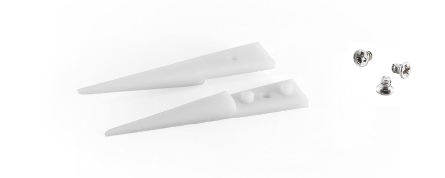 Ideal-tek A00DG Tips: straight, thick, squared, strong (for 00DGR.SA Tweezers). OAL: 40mm, 1.57in MTESolutions