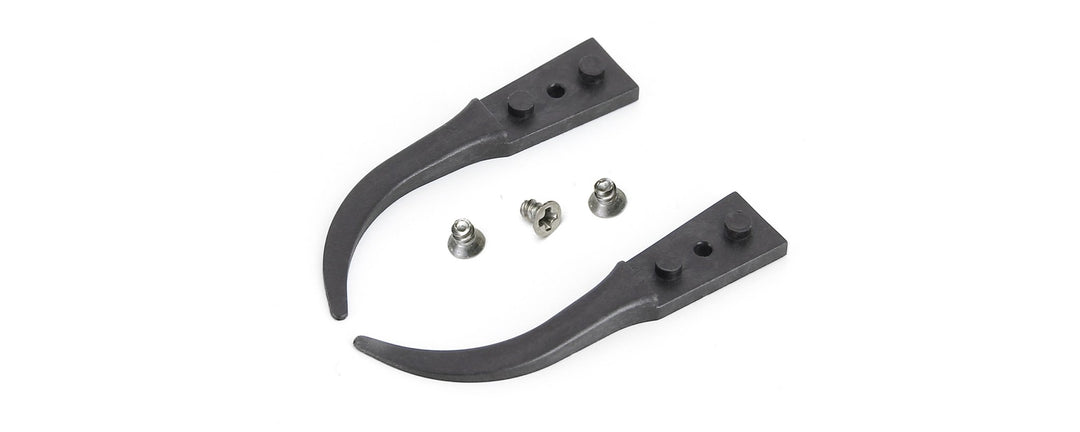Ideal-tek A242BCF Tips: curved, fine, round, flat (for 242BCFR.SA Tweezers), OAL 40mm, 1.57in MTESolutions