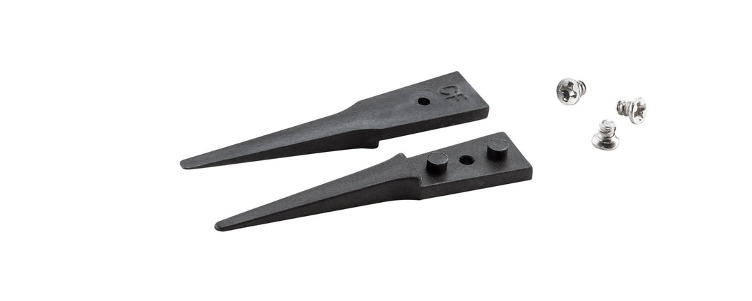 Ideal-tek A242CF Tips: straight, fine, round, flat (for 242CFR.SA Tweezers). OAL: 40mm, 1.57in MTESolutions