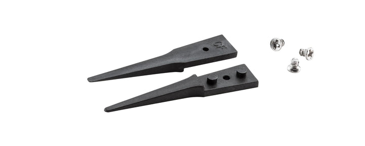 Ideal-tek A242CF Tips: straight, fine, round, flat (for 242CFR.SA Tweezers). OAL: 40mm, 1.57in MTESolutions