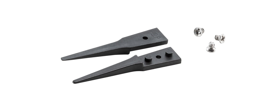 Ideal-tek A242CP Tips: straight, fine, round, flat (for 242CPR.SA Tweezers). OAL: 40mm, 1.57in MTESolutions