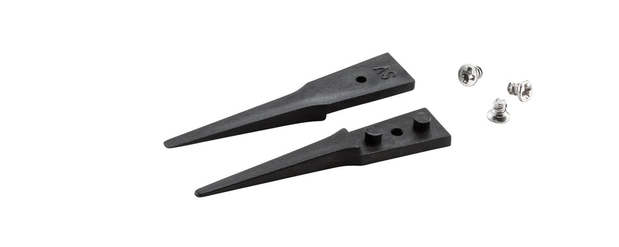 Ideal-tek A242SV Tips: straight, fine, round, flat (for 242SVR.SA Tweezers). OAL: 40mm, 1.57in MTESolutions