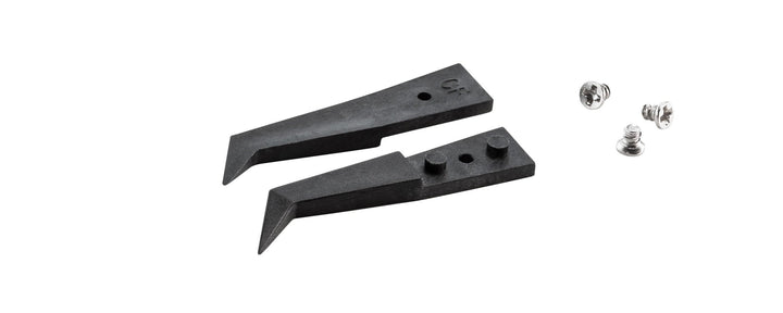 Ideal-tek A246CF Tips: thin, angled head (for 246CFR.SA Tweezers). OAL: 36mm, 1.42in MTESolutions