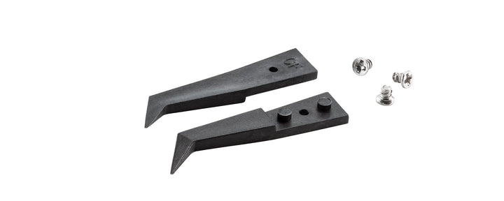 Ideal-tek A246SV Tips: thin, angled head (for 246SVR.SA Tweezers). OAL: 36mm, 1.42in MTESolutions