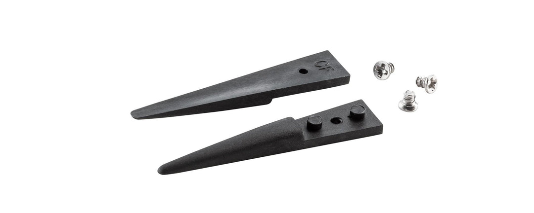 IDEAL - TEK A249CF Kit of 2 Carbon Fiber Tips and 3 screws - Tips: Straight, Thick, Beveled, Strong, ESD safe MTESolutions