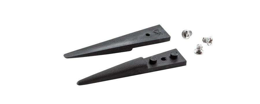 IDEAL - TEK A249CF Kit of 2 Carbon Fiber Tips and 3 screws - Tips: Straight, Thick, Beveled, Strong, ESD safe MTESolutions