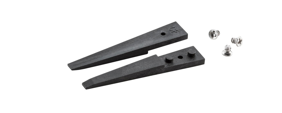 Ideal-tek A272CF Tips: straight, fine, squared, flat (for 272CFR.SA Tweezers). OAL: 40mm, 1.57in MTESolutions