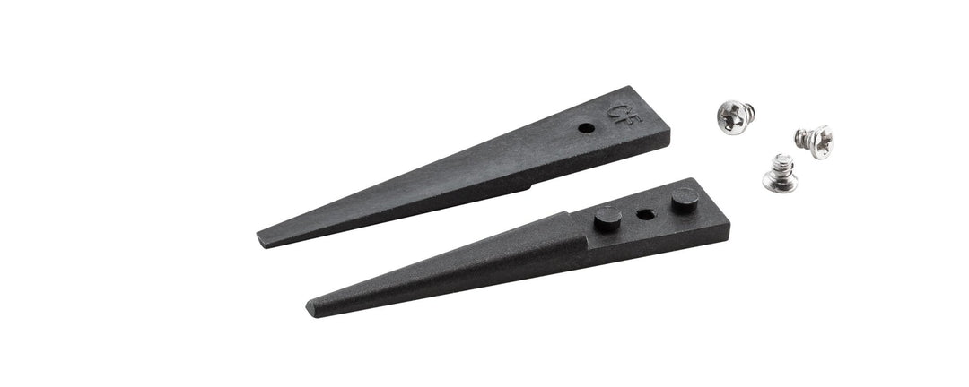 Ideal-tek A279CF Tips: straight, thick, squared, flat (for 279CFR.SA Tweezers). OAL: 40mm, 1.57in MTESolutions