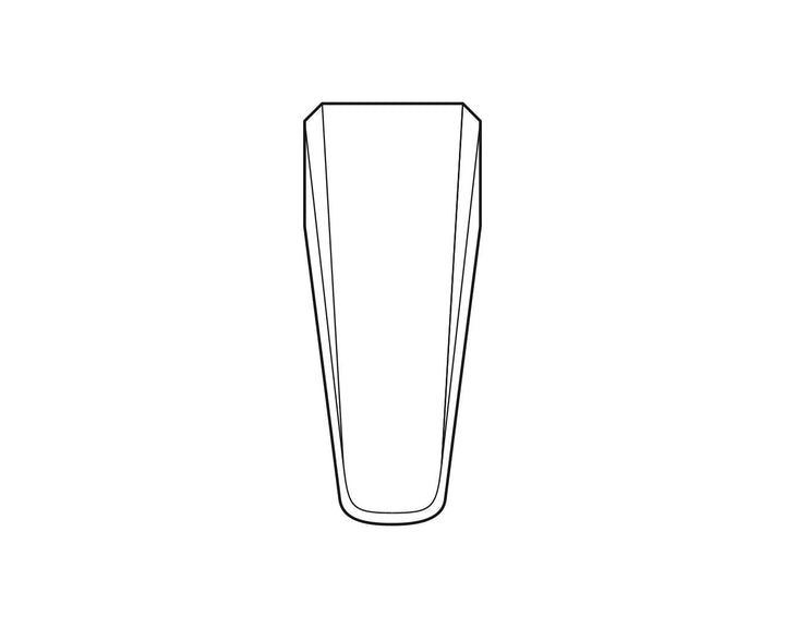Ideal-tek A2ABCF Tips: curved, very fine, round, flat (for 2ABCFR.SA Tweezers). OAL: 40mm, 1.57in MTESolutions