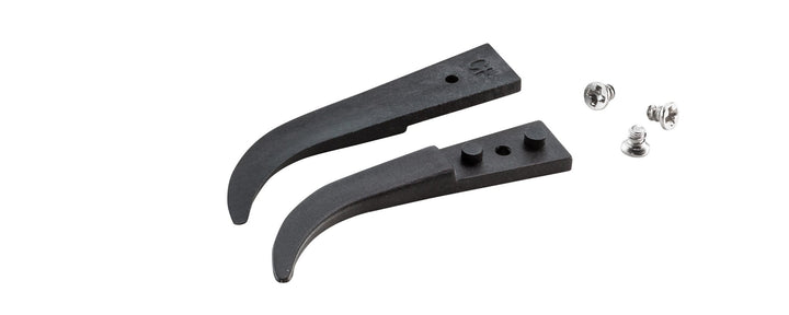 Ideal-tek A2ABCF Tips: curved, very fine, round, flat (for 2ABCFR.SA Tweezers). OAL: 40mm, 1.57in MTESolutions