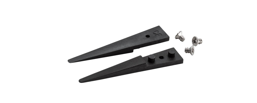 IDEAL - TEK A2ACF Kit of 2 Carbon Fiber Tips and 3 Screws - Tips: Straight, Very Fine, Round, Flat. ESD Safe MTESolutions