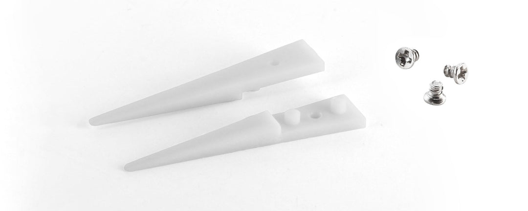 Ideal-tek A2ADG Tips: straight, very fine, round, flat (for 2ADGR.SA Tweezers). OAL: 40mm, 1.57in MTESolutions