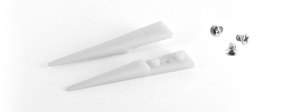 Ideal-tek A2ADG Tips: straight, very fine, round, flat (for 2ADGR.SA Tweezers). OAL: 40mm, 1.57in MTESolutions