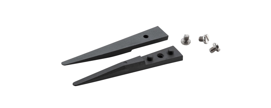 IDEAL - TEK A2AZJK Ceramic Tips: Straight, Fine, Round, Flat (for #2AZJK.SA Tweezers). OAL: 40mm. - 1.57in MTESolutions