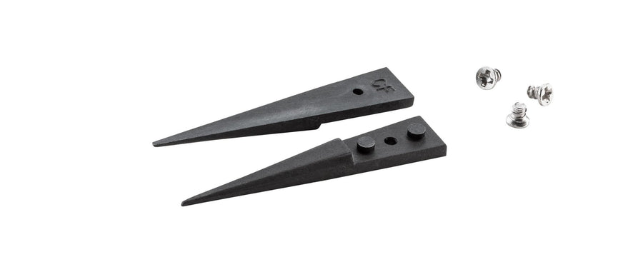 Ideal-tek A2CF Tips: straight, very fine, pointed (for 2CFR.SA Tweezers). OAL: 40mm, 1.57in MTESolutions