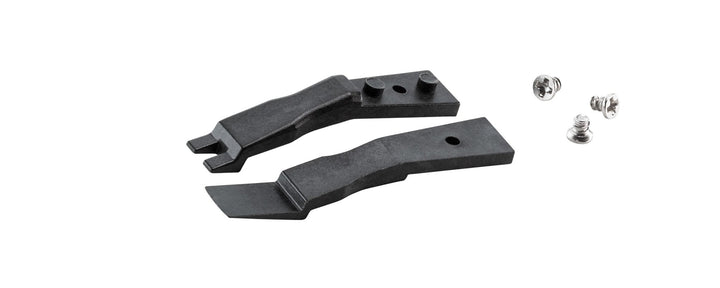 Ideal-tek A2WFCP@ Tips: handling 2in, top fingers, stepped bottom paddle (for 2WFCPR@.SA Tweezers). OAL: 40mm, 1.57in MTESolutions