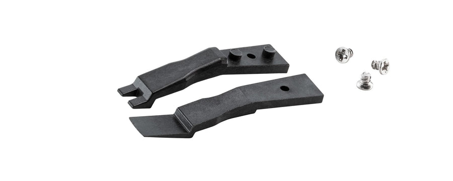 Ideal-tek A2WFCP@ Tips: handling 2in, top fingers, stepped bottom paddle (for 2WFCPR@.SA Tweezers). OAL: 40mm, 1.57in MTESolutions